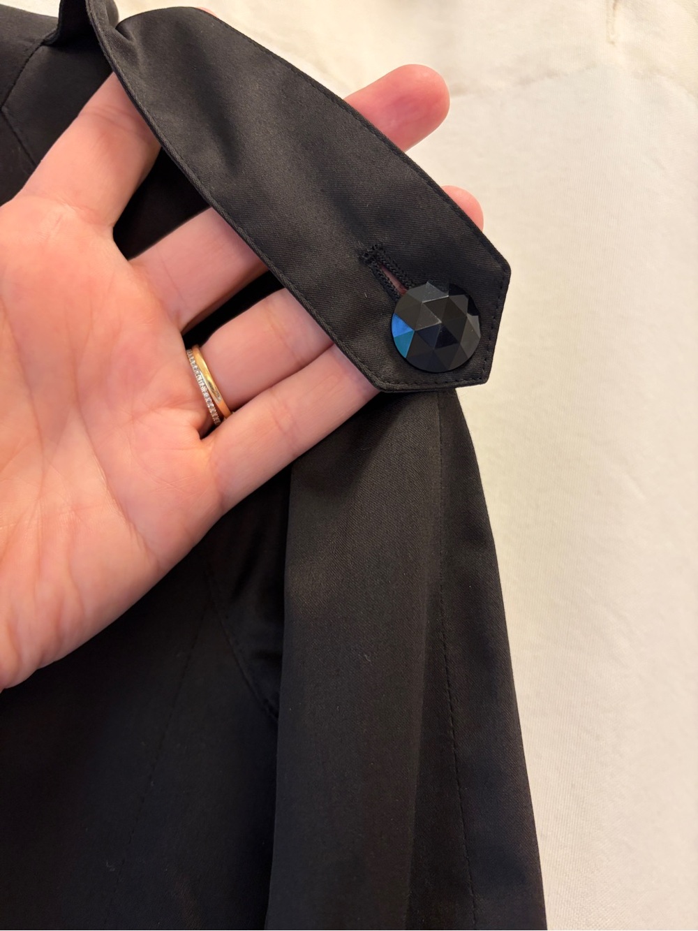 Burberry London Black Sleek Cropped Jacket | Sz S (4/6) - Picture 14 of 14